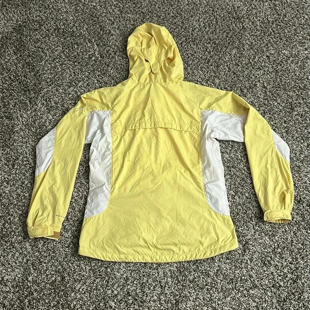 Vintage Columbia Yellow Windbreaker Rain Coat - Picture 7 of 12